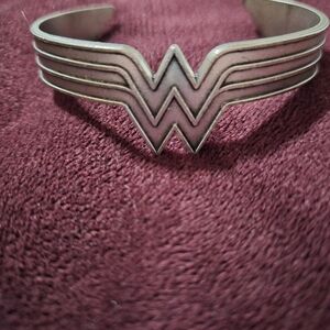 Alex and Ani Silver-Tone Wonder Woman Cuff Bracelet